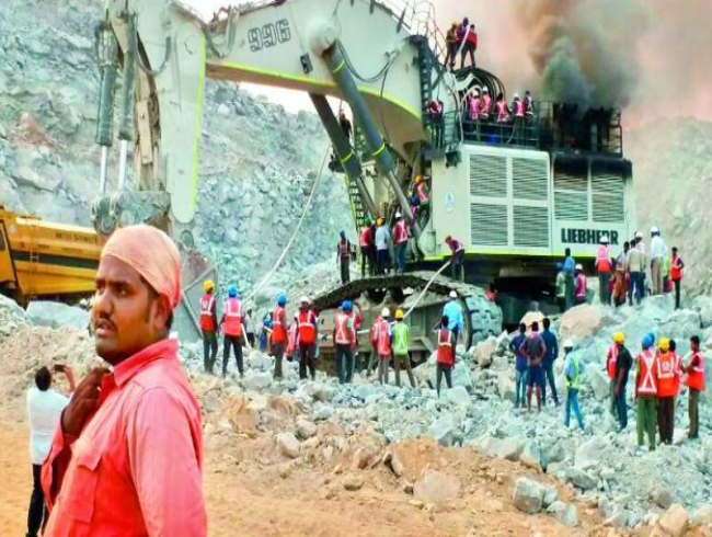 Rs 60 crore machine catches fire at Polavaram site