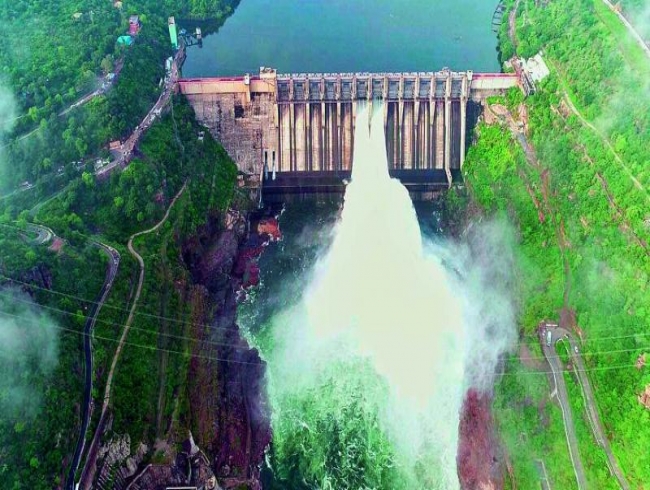 Two floodgates of Srisailam lifted