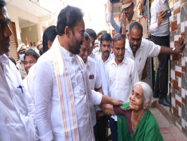Kishan Reddy begins padayatra in Hyderabad