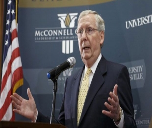 US Senate Republican leader McConnell opposes Barack Obama on Cuba