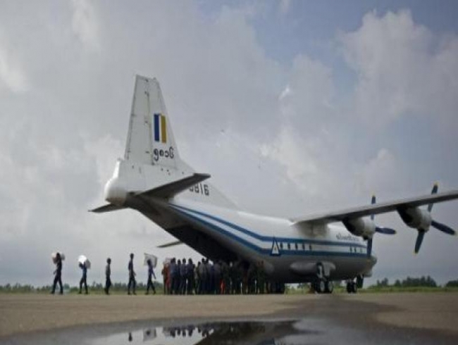 Myanmar plane debris found at sea