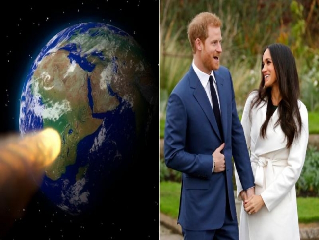Cosmic connection? Huge asteroid to skim past Earth a day ahead of royal wedding