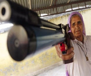 This 75-year-old grandmother can give shooters a run for their money