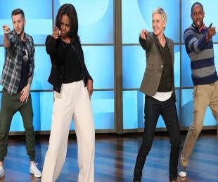 Watch: Michelle Obama hits the dance floor on television show