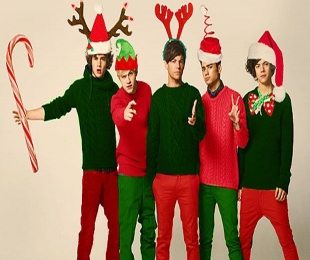 One Direction sing Christmas song