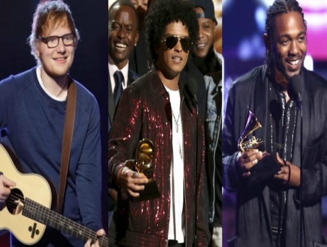 Grammy Awards 2018: Bruno Mars sweeps Grammys, Kendrick Lamar, Ed Sheeran win big