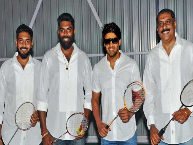 Arya launches Ajay Ratnam’s badminton academy