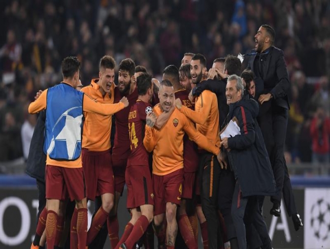 Champions League: Roma advance to semifinals after comeback win against Barcelona