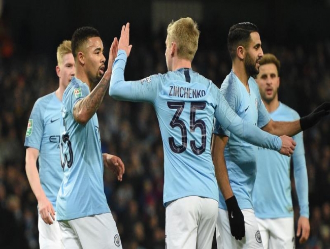 EFL Cup: Gabriel Jesus hits four as Manchester City crush Burton Albion 9-0 in semis