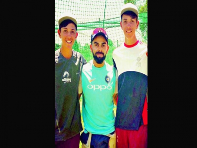 South Africa’s twin brothers help Indians at practice