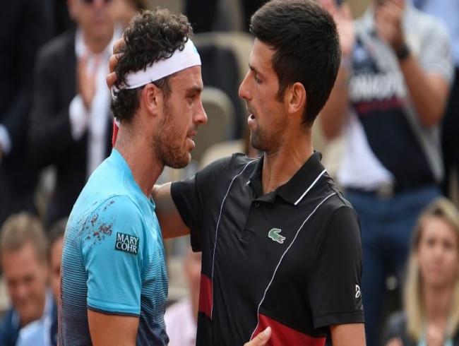 French Open: Marco Cecchinato stuns Novak Djokovic in thriller, storms into semis