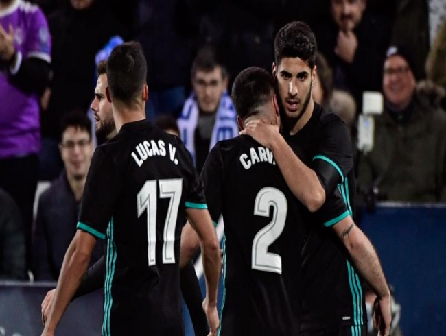 Copa del Rey quarter-final 1st leg: Marco Asensio helps Read Madrid beat Leganes