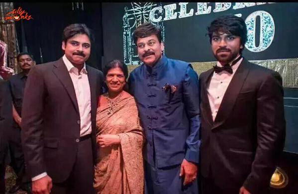 Celebs @ Chiru Birthday Party