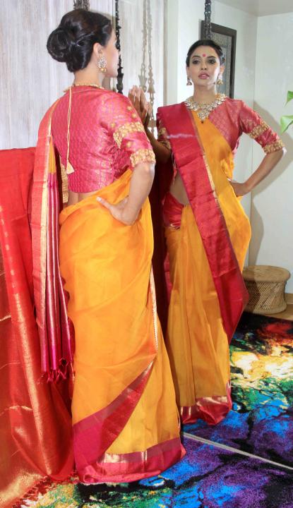 Sara Loren dazzles in a sari
